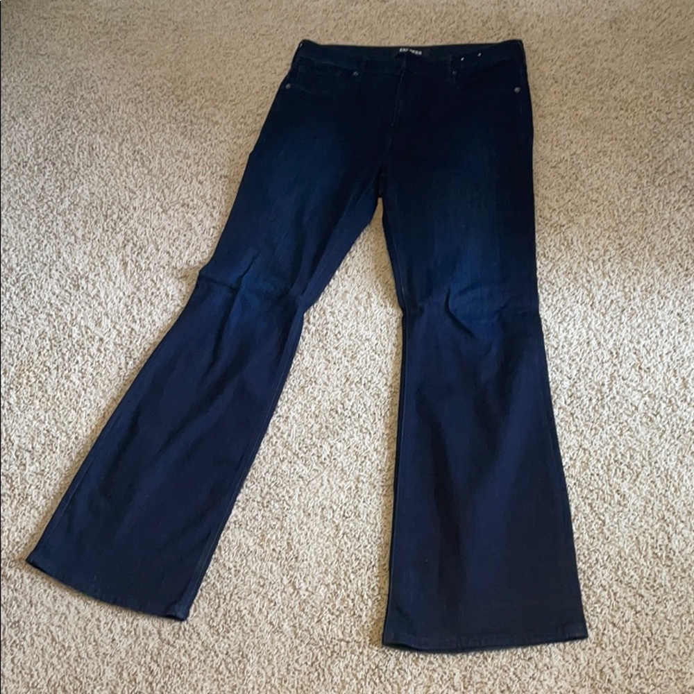 Express Stretch Slim Flare - size 14 LONG